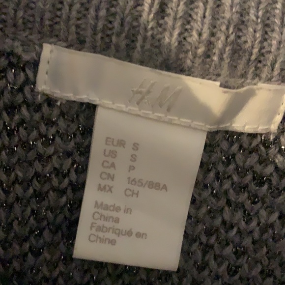 Gray sparkly sweater - Picture 2 of 2